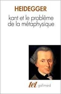 Couverture du livre Kant et le problème de la métaphysique - Martin Heidegger