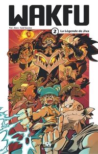 Couverture du livre La légende de Jiva - Anthony Roux - Said Sassine - Celine Wertbrouck - Jean Francois Caiazzo - Azra 