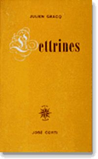 Couverture du livre Lettrines - Julien Gracq