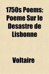 Couverture du livre Poème sur le désastre de Lisbonne - Voltaire 