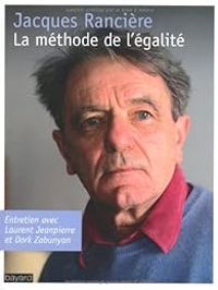 Couverture du livre La méthode de l'égalité  - Jacques Ranciere