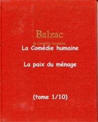 Honore De Balzac - La paix du ménage