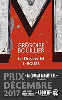 Couverture du livre Rouge - Gregoire Bouillier