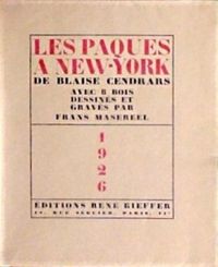 Couverture du livre Les Pâques à New-York - Blaise Cendrars