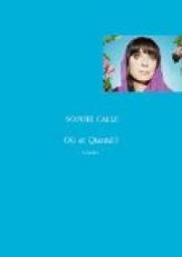 Couverture du livre Où et quand ? : Lourdes - Sophie Calle