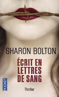 Couverture du livre Ecrit en lettres de sang - Sharon Bolton