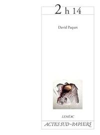 Couverture du livre 2h14 - David Paquet