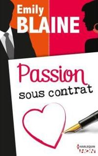 Couverture du livre Passion sous contrat  - Emily Blaine