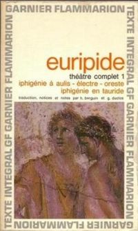 Couverture du livre Théâtre complet 1  - Euripide 