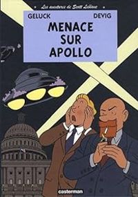 Couverture du livre Menace sur Apollo - Philippe Geluck - Devig 