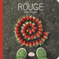 Couverture du livre P'tit land art Rouge - Marc Pouyet