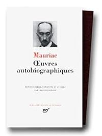 Couverture du livre Oeuvres autobiographiques - Francois Mauriac