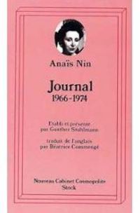 Couverture du livre 1966 - 1974 - Anais Nin