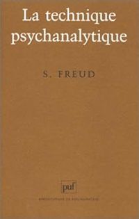 Couverture du livre La technique psychanalytique - Sigmund Freud