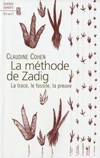 Couverture du livre La méthode de Zadig  - Claudine Cohen