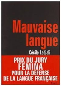 Couverture du livre Mauvaise langue - Cecile Ladjali