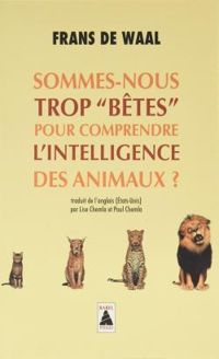 Couverture du livre Sommes - Frans De Waal