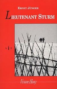 Couverture du livre Lieutenant Sturm - Ernst Junger