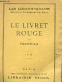 Couverture du livre Le livret rouge - Luigi Pirandello