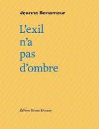 Couverture du livre L'exil n'a pas d'ombre - Jeanne Benameur