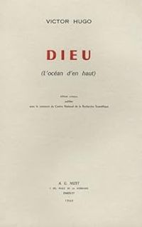 Couverture du livre Dieu (L'océan d'en haut) - Victor Hugo