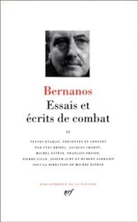 Couverture du livre Essais et écrits de combat - Georges Bernanos