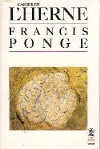 Couverture du livre Francis Ponge - Jean Tardieu - Pierre Bourdieu - Julien Gracq - Jacques Derrida - Raymond Jean - Daniele Sallenave - Gerard Mace - Les Cahiers De Lherne