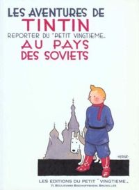 Couverture du livre Tintin au pays des Soviets - Herge 