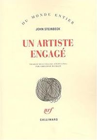 Couverture du livre Un artiste engagé - John Steinbeck