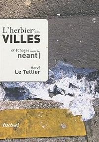 Couverture du livre L'herbier des villes : Choses sauvées du néant - Herve Le Tellier