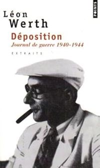 Couverture du livre Déposition : Journal 1940-1944 - Leon Werth