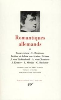 Couverture du livre Romantiques allemands - Ditions Gallimard