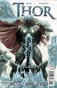 Couverture du livre Au Nom d'Asgard - Robert Rodi - Simone Bianchi