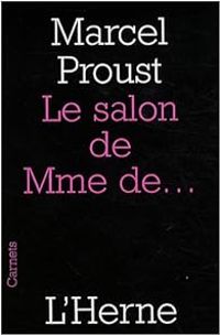 Couverture du livre Le salon de Mme de... - Marcel Proust