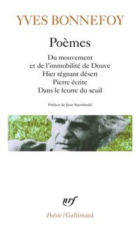 Couverture du livre Poèmes - Yves Bonnefoy