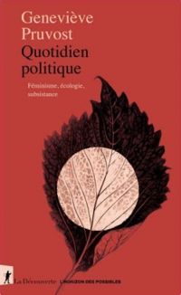 Couverture du livre Quotidien politique - Genevieve Pruvost