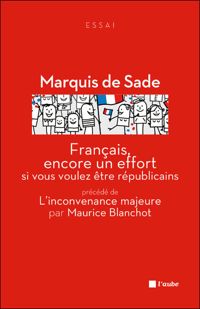 Couverture du livre Français - Marquis De Sade