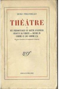 Luigi Pirandello - Théâtre 01 