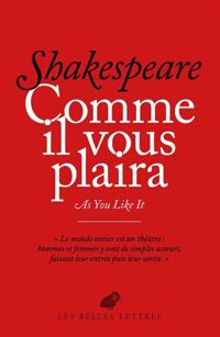 Couverture du livre Comme il vous plaira - William Shakespeare