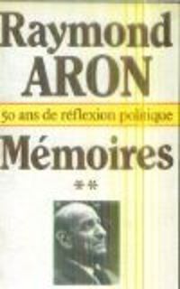 Couverture du livre Mémoires - Raymond Aron