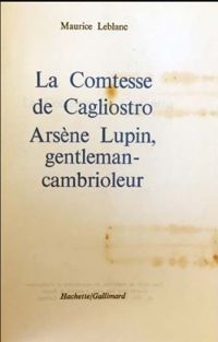 Couverture du livre La comtesse de Cagliostro  - Maurice Leblanc