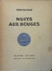 Couverture du livre Nuits aux bouges - Pierre Mac Orlan