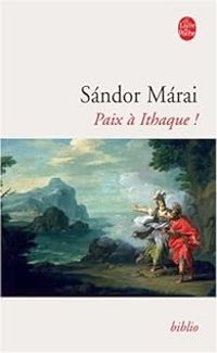 Couverture du livre Paix à Ithaque ! - Sndor Mrai