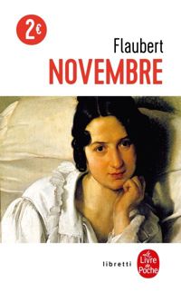 Couverture du livre Novembre - Gustave Flaubert