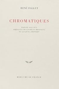 Couverture du livre Chromatiques - Rene Fallet