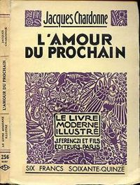 Couverture du livre L'amour du prochain - Jacques Chardonne