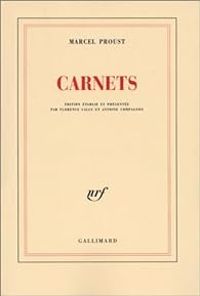 Couverture du livre Carnets - Marcel Proust