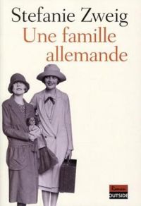 Couverture du livre Une famille allemande - Stefanie Zweig - Jean Marie Argeles