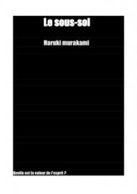 Couverture du livre Le sous-sol - Haruki Murakami