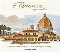 Couverture du livre Florence Aquarelles - Guide Gallimard